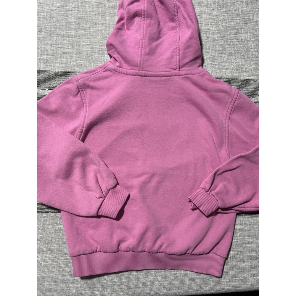Nike Kids Pink Fleece‎ Hoodie Pullover Sweatshirt Size S P CH - Picture 5 of 5